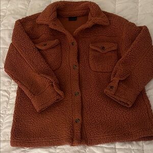 32 Degrees Rust Sherpa Jacket